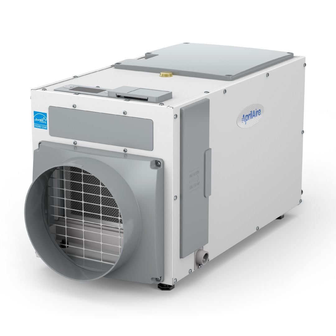 AprilAire E100 whole-house dehumidifier for basements and crawlspaces