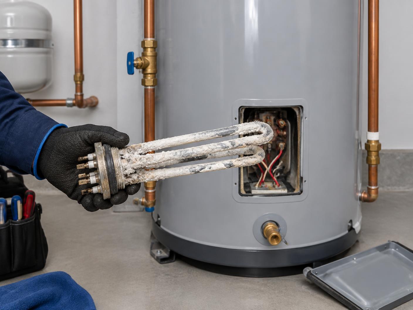 Water Heater Repair performed by HVAC PROZ LLC in the Quakertown, PA area